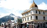 Gold-rush era buildings in Skagway, Alaska